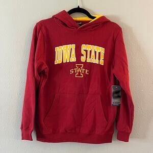 NWT Iowa State Cyclones‎ Youth Hoodie Medium Cardinal Red Colosseum Pullover